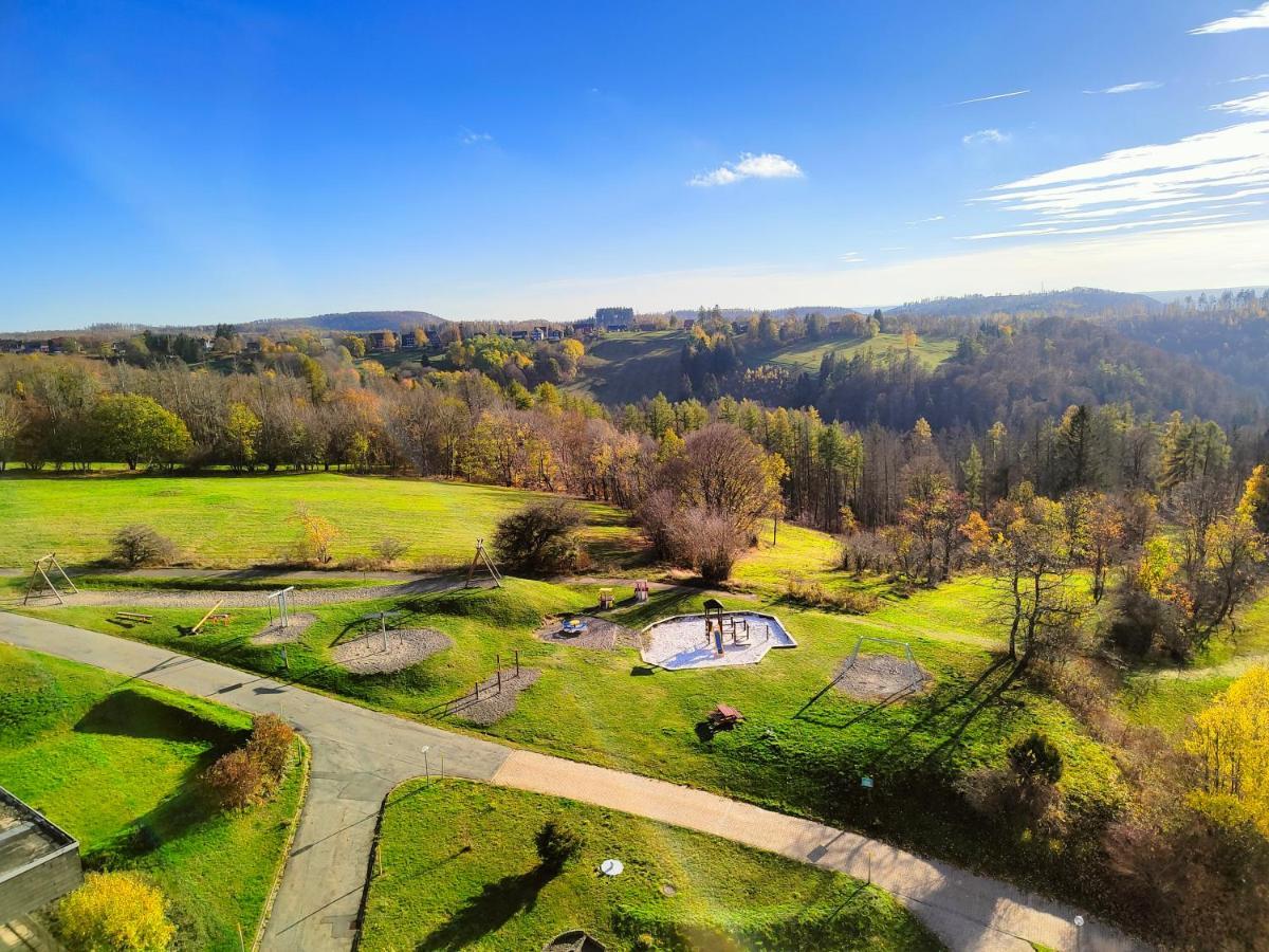 Apartment Brockenblick Mit Tollen Blick Und Schwimmbad Braunlage Dış mekan fotoğraf